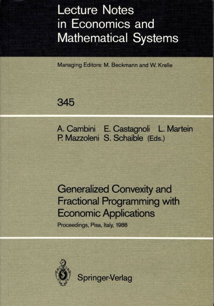 Proceedings of GCM3 – Pisa 1988
